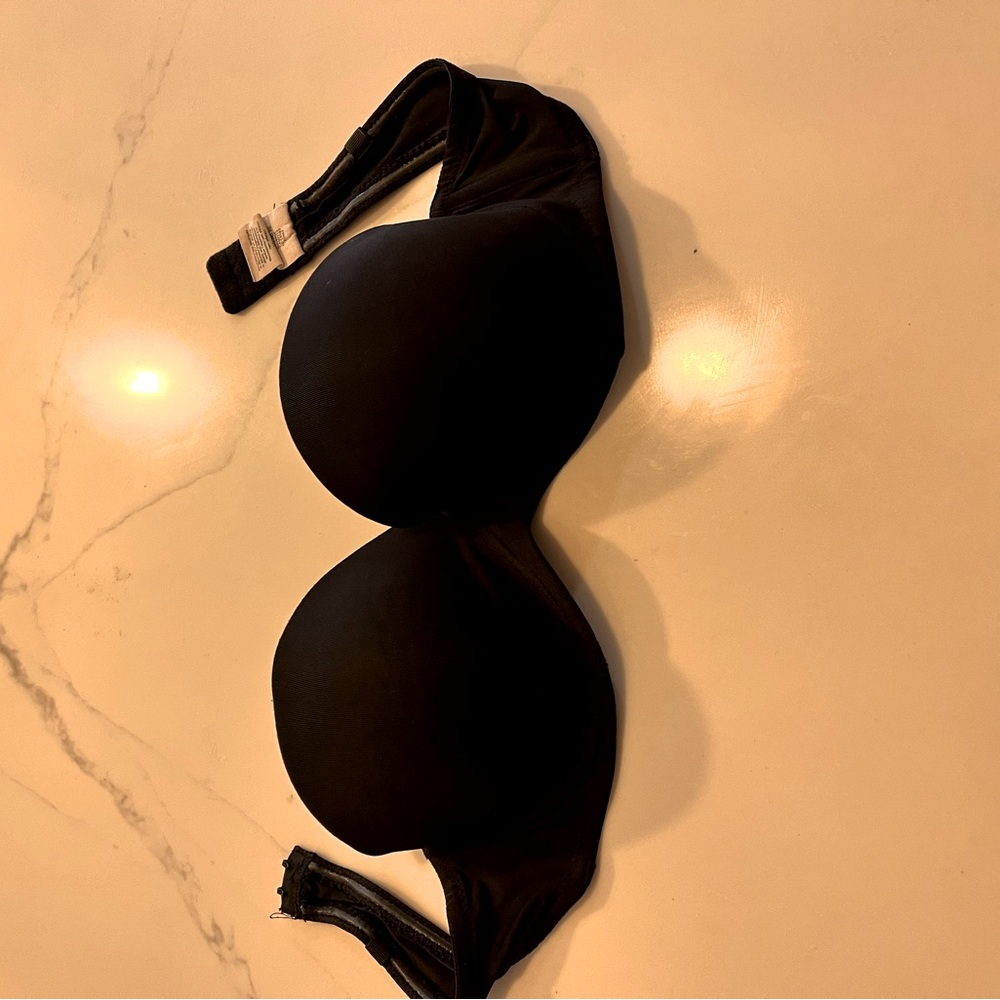 Calvin Klein black strapless bra
